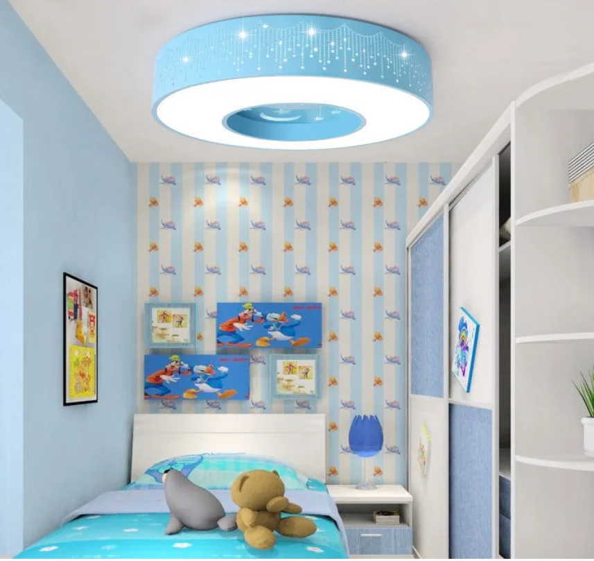 Светодиодная потолочная лампа для детской спальни креативный светильник защиты