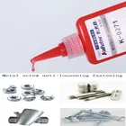 1 шт. 50 мл цилиндрический Фиксатор с фиксатором, металлический винт, анаэробный клей, клей для окружающей среды, металлический винт, анаэробный клей