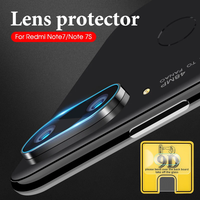 10 шт. защитные линзы для камеры телефона Xiaomi redmi note 8 7 6 5 k20 pro 8t 9D|Защитные стёкла и