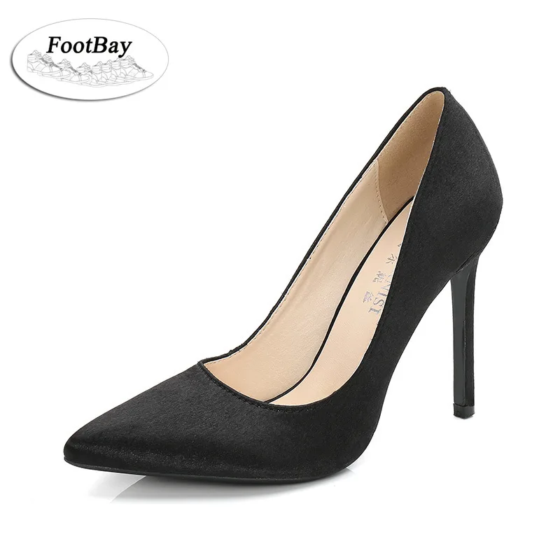 

big size 11 pointed toe women pumps shoes brand high heels 2021