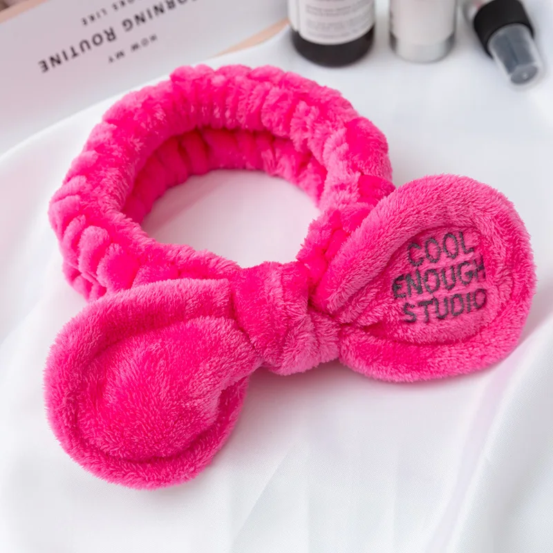 Повязка для волос мытья лица мягкая теплая повязка на голову из кораллового