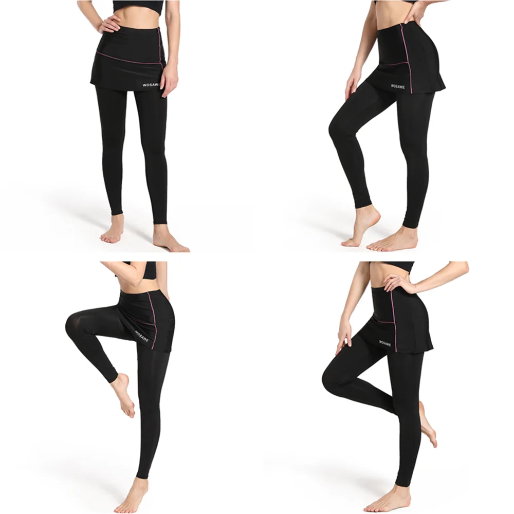 WOSAWE комплект одежды для велоспорта женские уличные спортивные рубашки с длинным