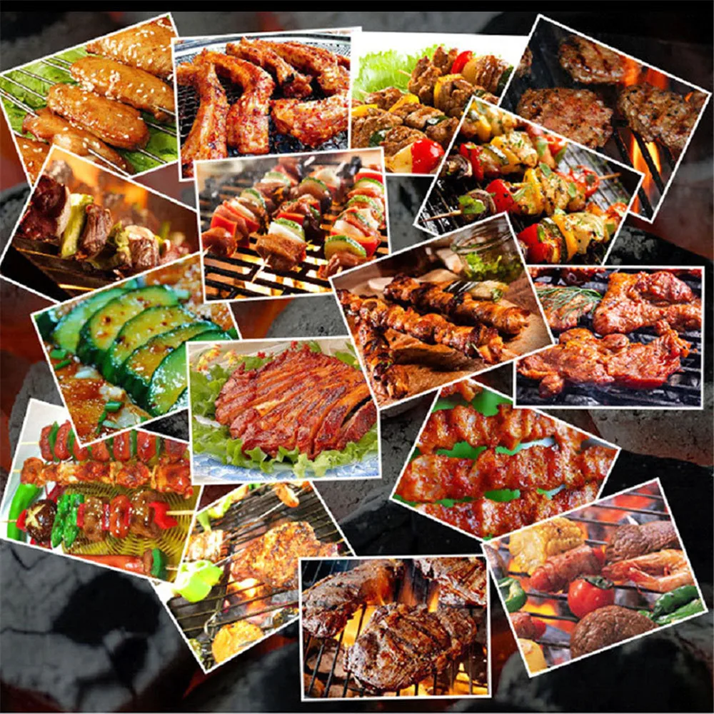 5 шт./компл. набор инструментов из нержавеющей стали для барбекю гриль ножей вилка