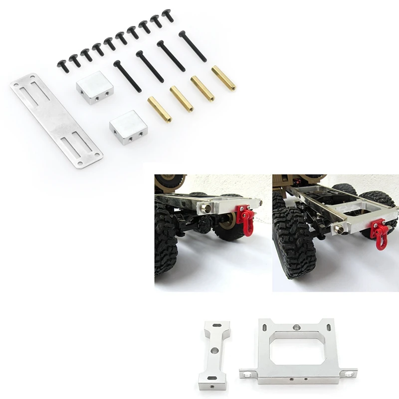Metal Servo Fixed Mount Bracket Kit For MN D90 D91 D99S MN99S &amp Beam + Rear Bumper WPL B14 B24 B16 B36 C14 C24 | Игрушки и хобби