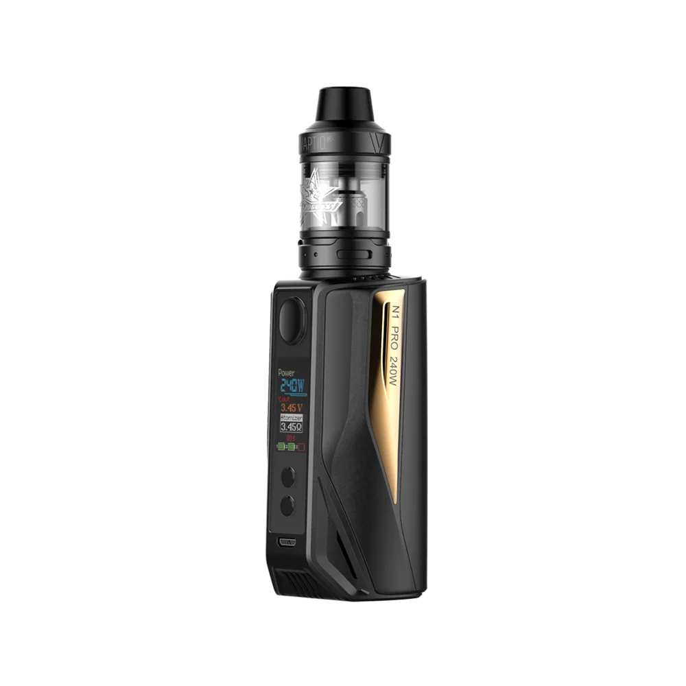 Электронная сигарета Vaptio 200 Вт коробка мод N1 Pro lite комплект 2,0 мл встроенные внешние 18650 батареи 0,1-Ом Сопротивление пара