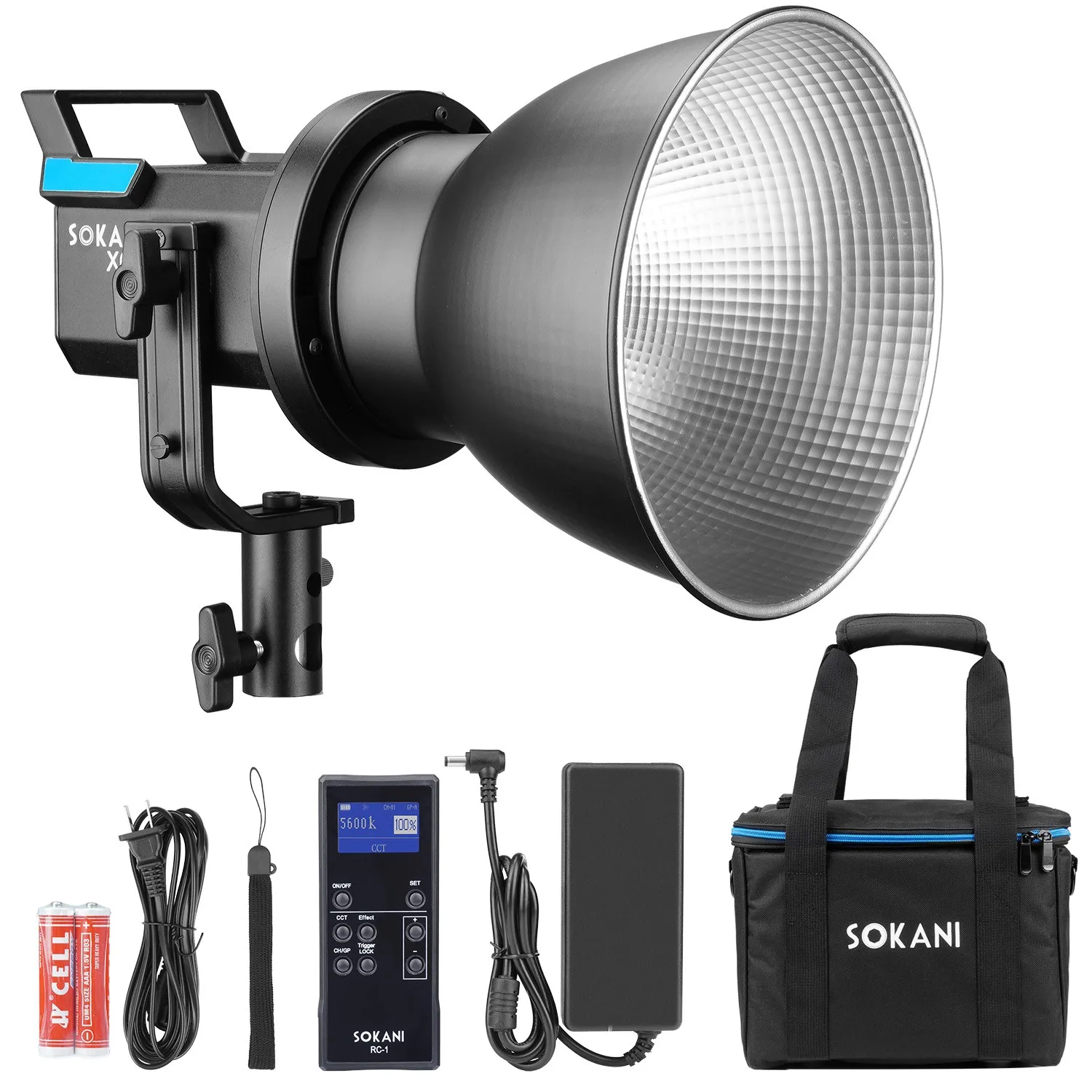 Sokani X60 комплект последняя версия 2 v2 COB светодиодный видео светильник 80W 5600K RGB 2000k