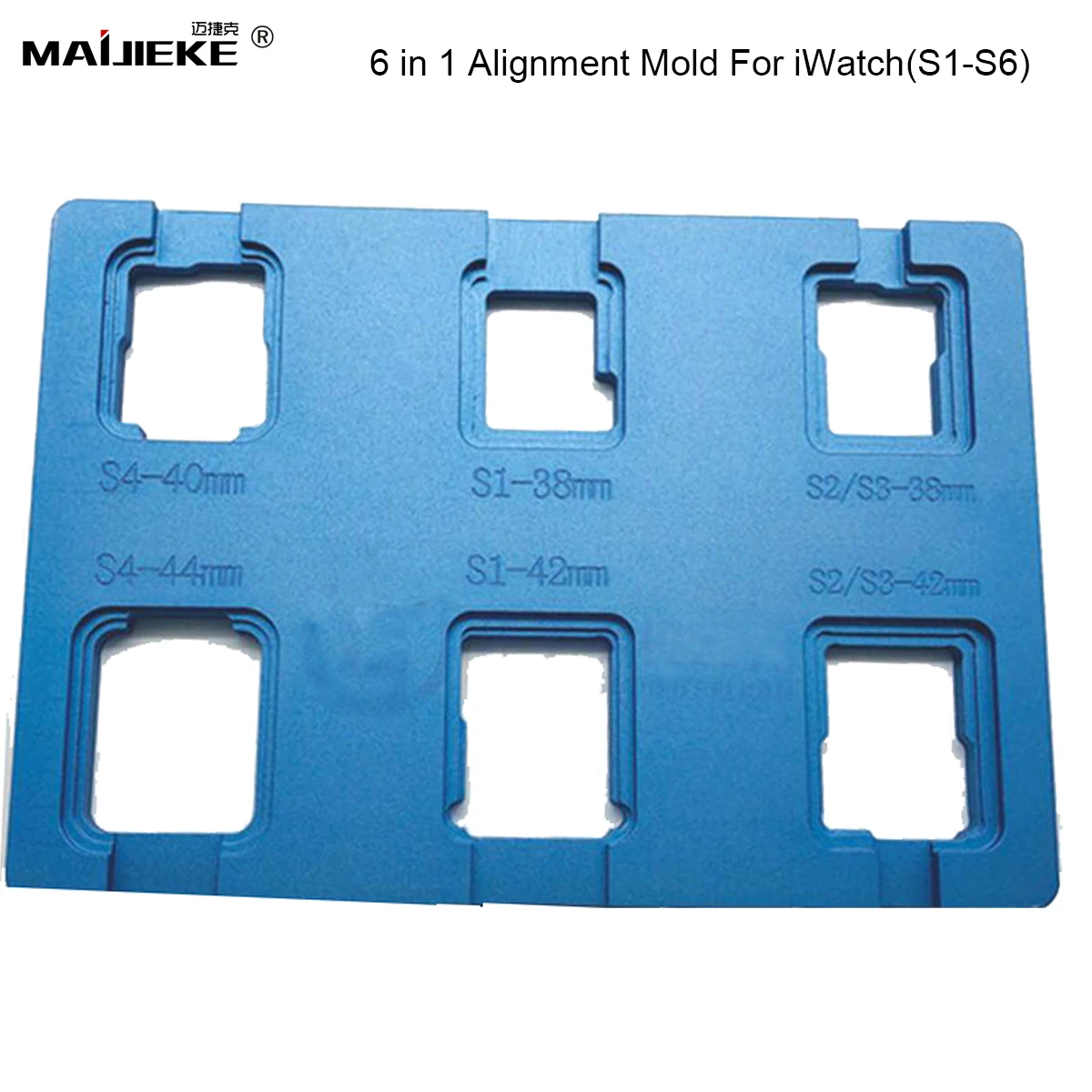 

6 in 1 LCD Alignment Mold for Apple Watch S6 S5 S4 S3 S2 Series 1 2 3 4 5 6 Touch Screen Glass OCA Laminating Position Mould