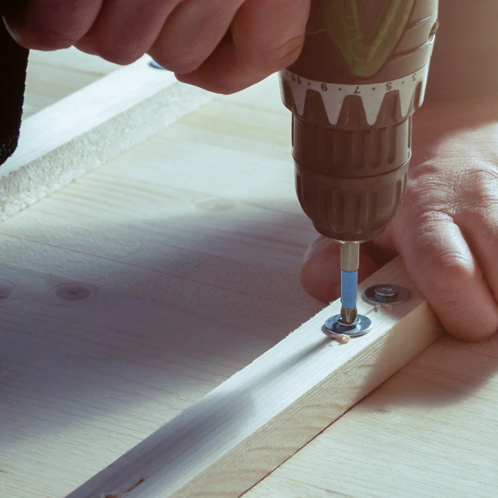 

12Pcs Magnetic Screwdriver Bit Set 50mm Cross Bit Drill Head Anti Slip Electric Hex Shank Magnetic Screwdriver Drill Bit