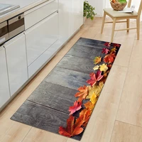 wood grain pattern floor mat geometric modern non slip wrinkle resistant kitchen carpet mat for living room hallway rugs