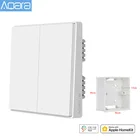 Aqara D1 настенный выключатель, 3 кнопки, ZigBee, Zero Line Fire Wire, свет, дистанционное управление, беспроводной ключ, переключатель для приложения Xiaomi Mi Home