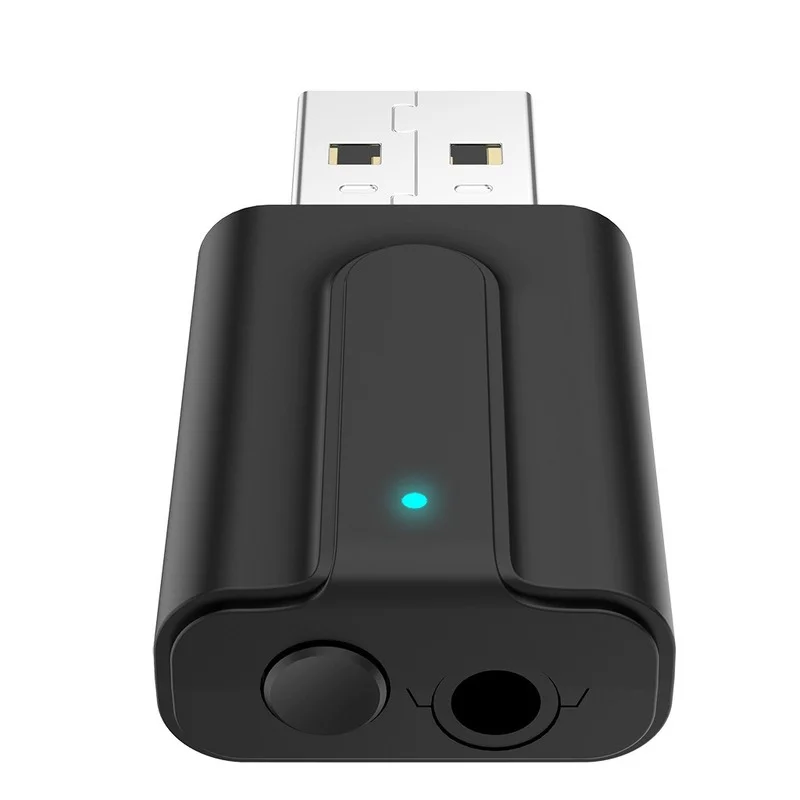 

5.0 Bluetooth Adapter USB Wireless Bluetooth Transmitter Receiver Music Audio for PC TV Car Hands-free AUX Adaptador