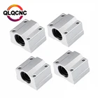 4 шт. SCS8UU SC10UU SCS12UU SCS16UU SC20UU линейного движения шариковых подшипников Блокировка скольжения линейный стержень CNC 3D принтер детали