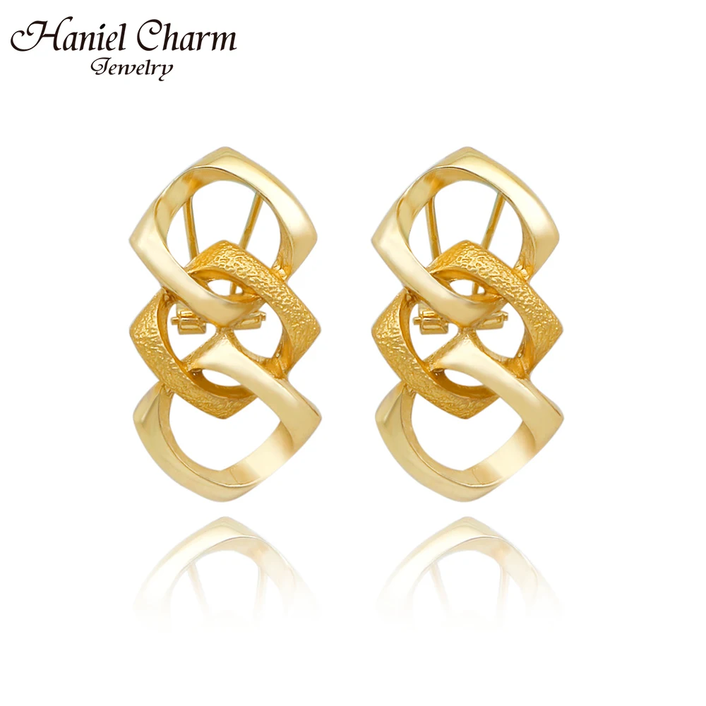 Ханиель очаровательные ювелирные серьги 2019 индивидуальные геометрические