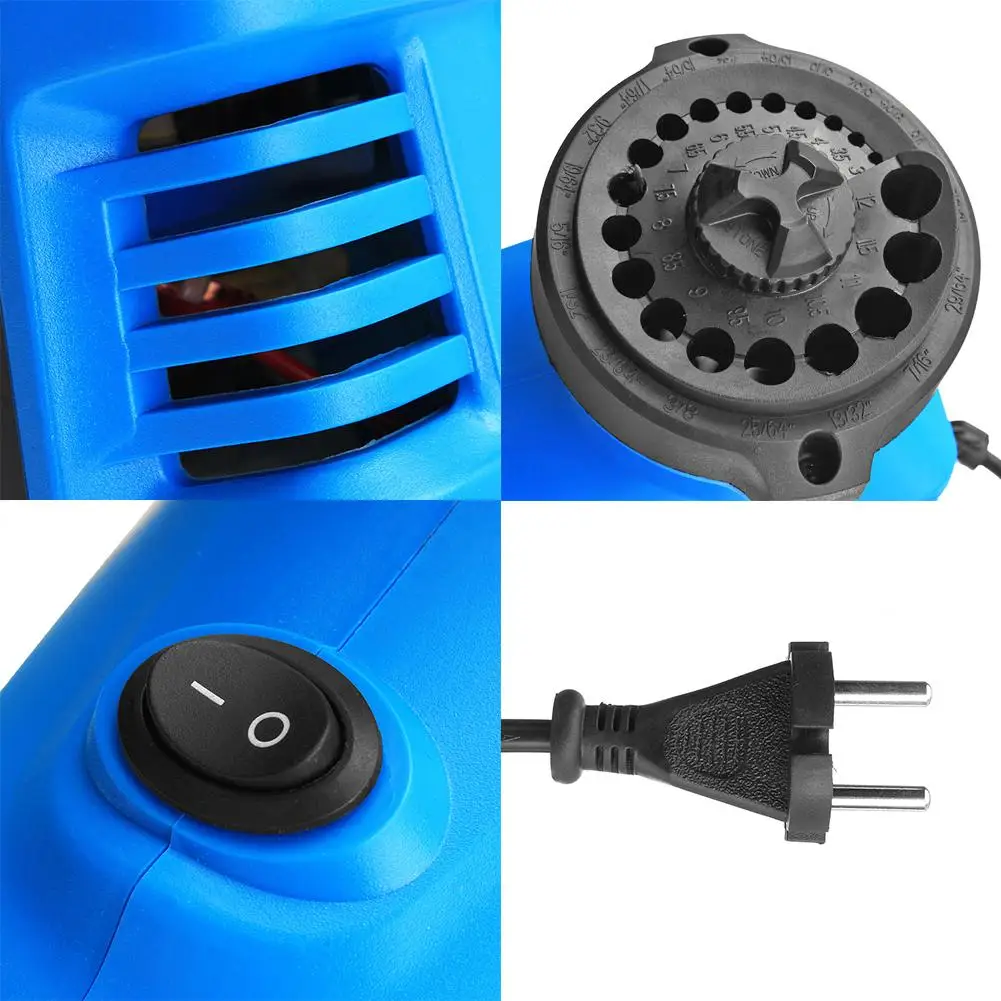 

Compact Drill Bit Sharpener Electric Twist Drill Grinding Carbon Steel Devices Easy Operate Grinder Milling Devices