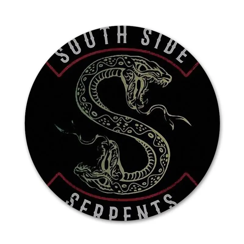 58 мм ривердейл Southside змеи логотип значок брошь заколка аксессуары для одежды