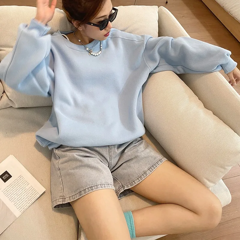 

Oversized Shorts Jeans Casual Loose Vintage Denim Shorts Women Harajuk Plus Size White Wide Leg Short Pants