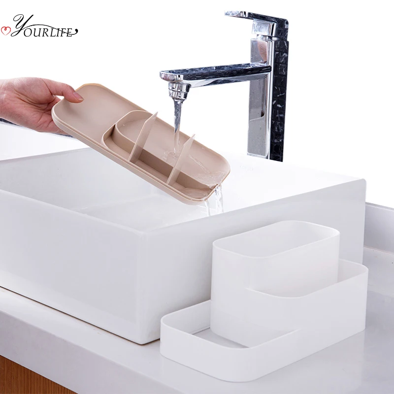 OYOURLIFE креативный пластиковый органайзер для макияжа чехол семейного офиса