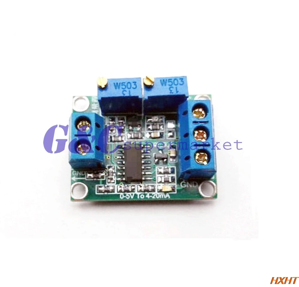 Передатчик сигнала от напряжения к току 0-3,3/5/10/15 В до 4-20 мА линейное преобразование электроника для самостоятельной сборки