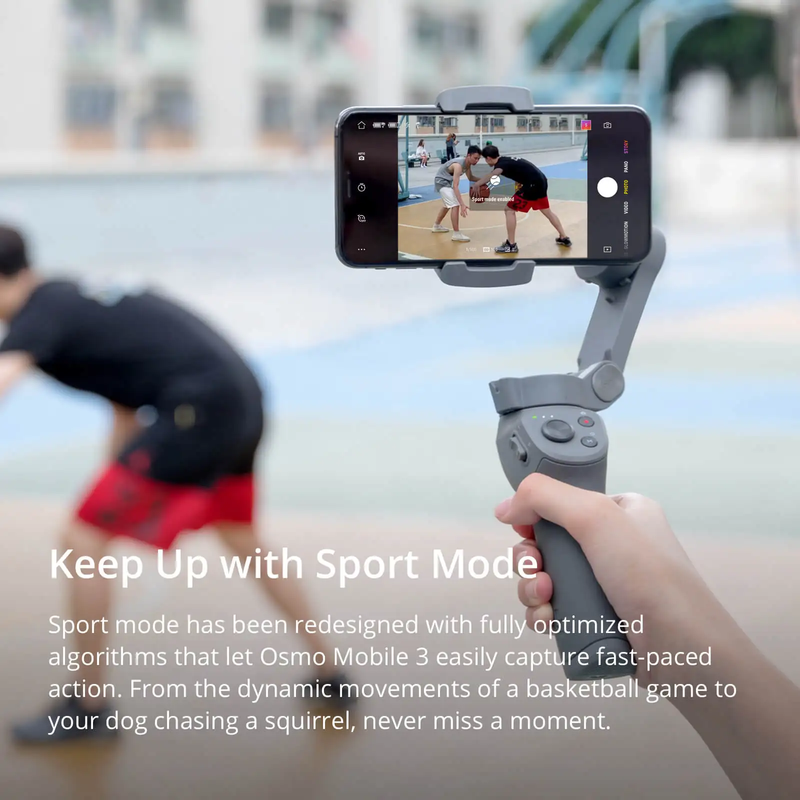 DJI Osmo Mobile 3-это складной карданный стабилизатор для смартфонов с поддержкой Quick rolling ActiveTrack 3,0 Sport Mode