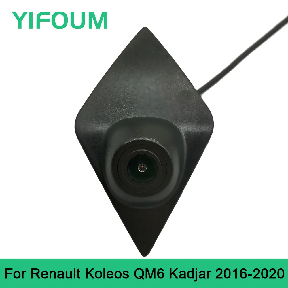 

YIFOUM HD CCD Car Front View Parking Night Vision Positive Waterproof Logo Camera For Renault Koleos QM6 Kadjar 2016 2017-2020
