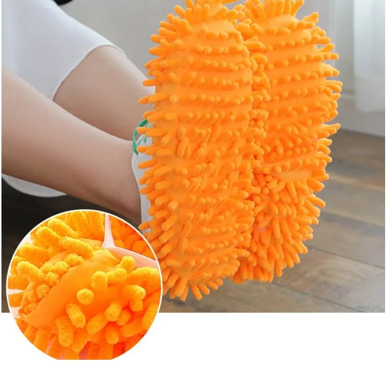 2 шт. швабры тапочки Ленивые носки для ног обувь Быстрая полировка очистки пыли