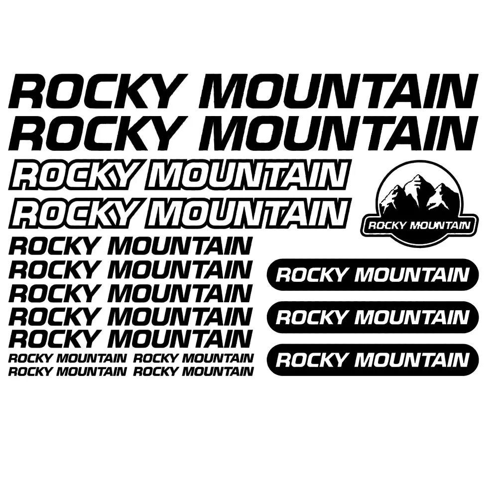 

Compatible for Rocky Mountain Vinyl Stickers Sheet Bike Frame Cycling Bicycle Mtb