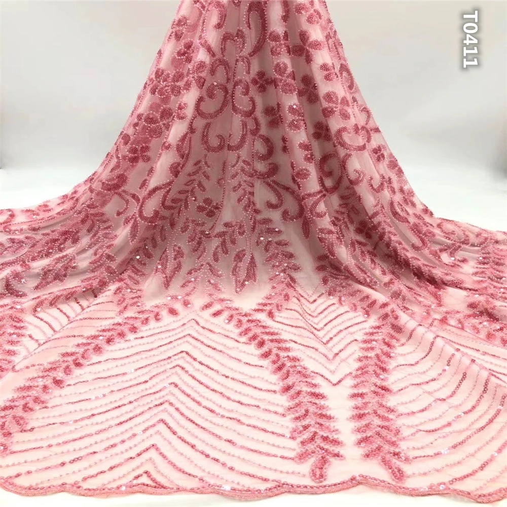 Роскошные блестки вышивка французское Сетчатое кружево новейшие Африканские