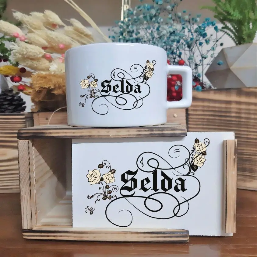 

Personalized Kalirafi Wooden Box and Luxury Cup