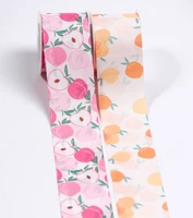 summer ribbon fruit print pattern 10 25 40mm 1 floristry supplies diy crafts handmade accessories hair bow mask shoes macy bias