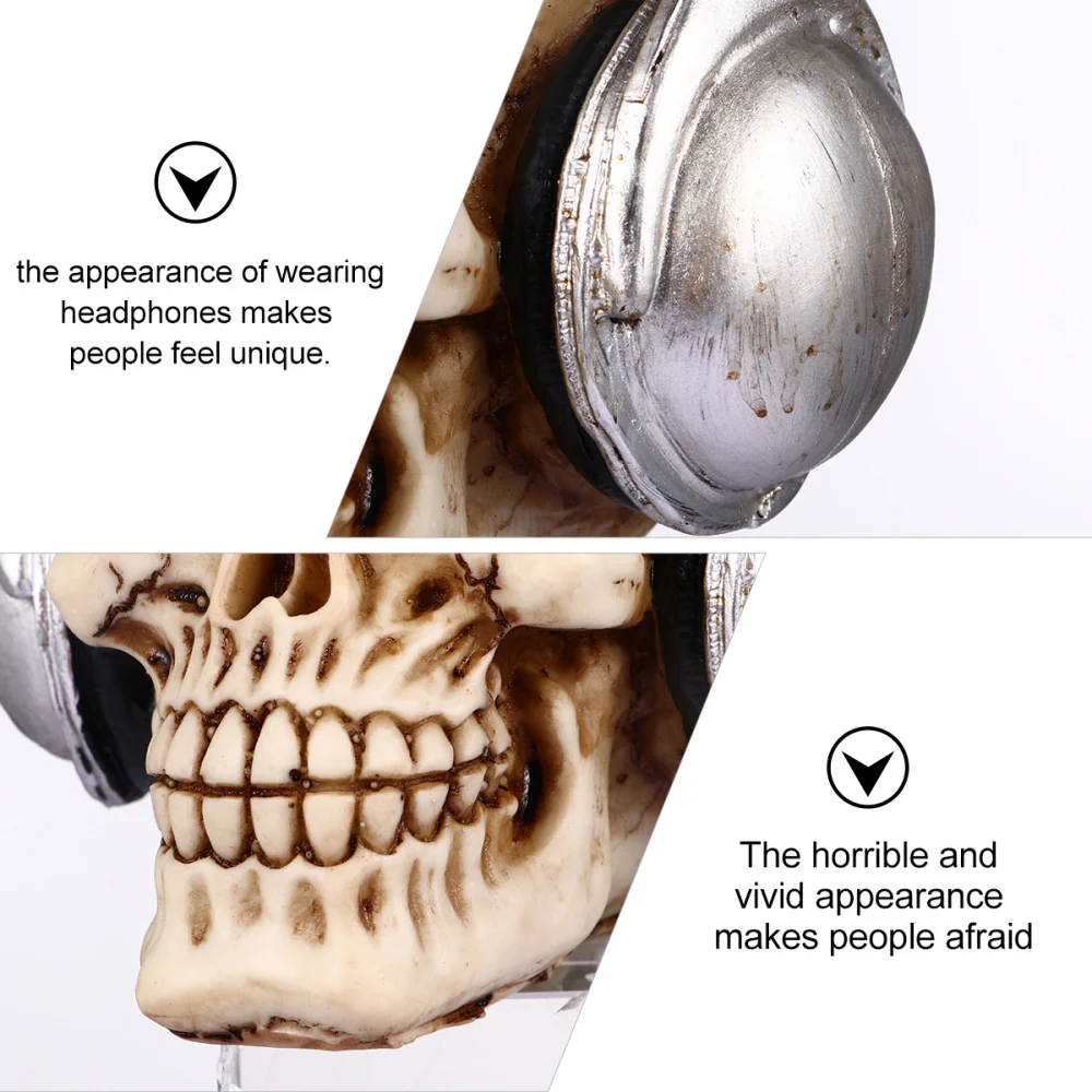 1 шт. статуя черепа Хэллоуина забавная скульптура реквизит для Хэллоуина|Статуи и