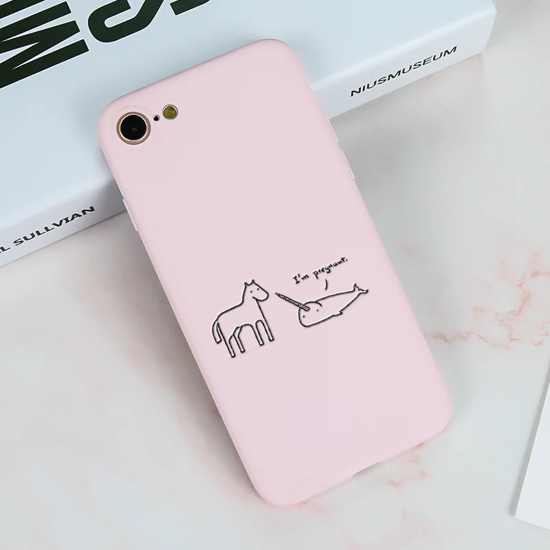 Силиконовый чехол карамельных цветов для iPhone 6S 7 8 Plus X мягкий XS MAX XR 6 бампер задний