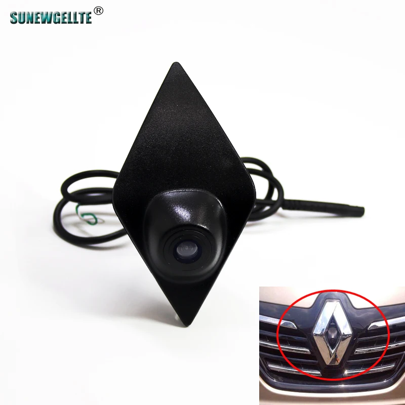

CCD HD Автомобильная Камера Переднего Вида для Renault Koleos, Kadjar, Автомобильная Камера Переднего Вида, ночное видение, водонепроницаемый комплект для парковки