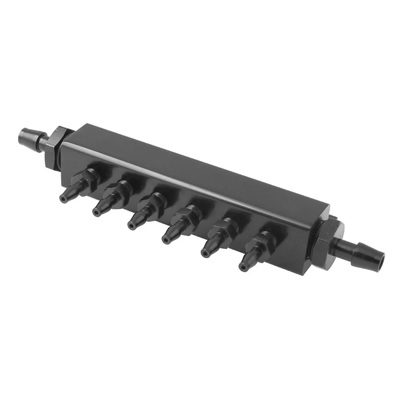 Vacuum Block Intake 6 Port Manifold Kit Fuel Wastegate Turbo Boost 1/8 NPT for Racing | Автомобили и мотоциклы