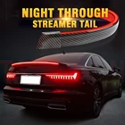 OKEEN 130 см светодиодный задний спойлер для автомобилей, багажник, набор для губ, крыло для гоночной крыши, авто сигнал поворота, тормозные задние фонари, модифицированные аксессуары 12 В