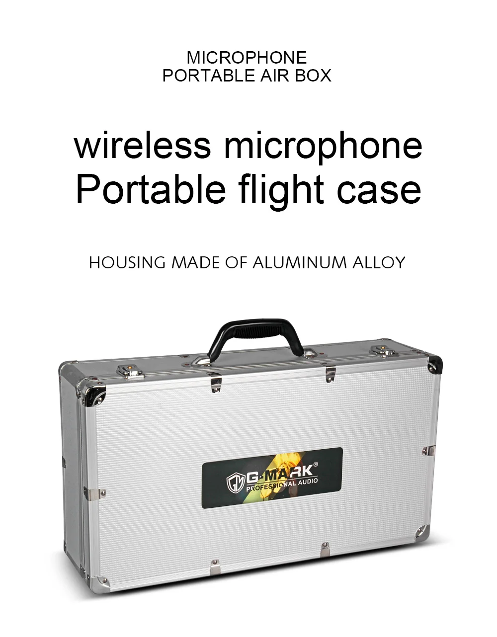 G-MARK super G14S Беспроводная микрофонная система UHF 4 ручные микрофоны все металлические частоты на выбор 150 м караоке система для сцены