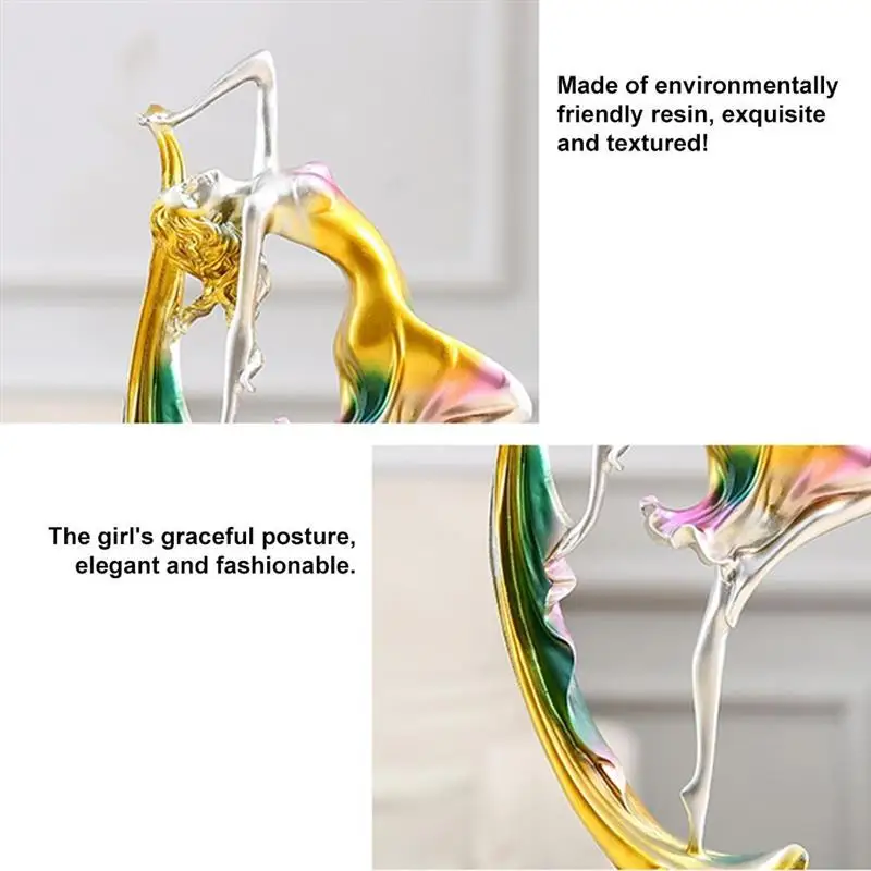 Современный Семья статуэтки прекрасные украшения для танцев домашний декор