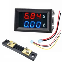 mini digital voltmeter ammeter dc 0 100v 50a 100a amp volt voltage current meter detector tester 0 28 dual led display gauge