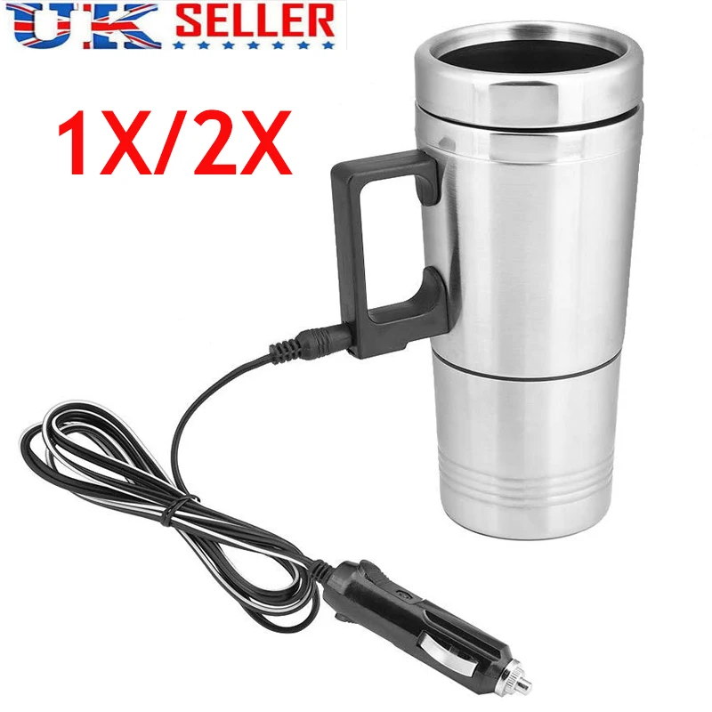 

12V Stianless Steel Electric Heating Vacuum Cup Rapid Heating Cup For Vehicle