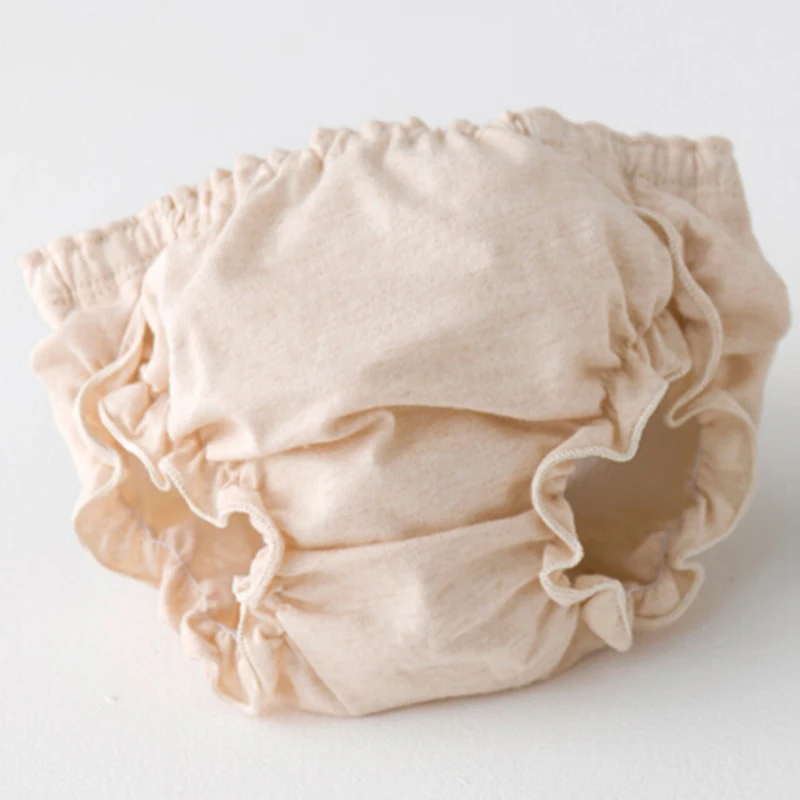 Pantalones de entrenamiento de encaje de algod&oacute;n para beb&eacute;, pa&ntilde;al de tela lavable, pa&ntilde;ales reutilizables para beb&eacute;, bragas, cambiantes, 1 ud.-0