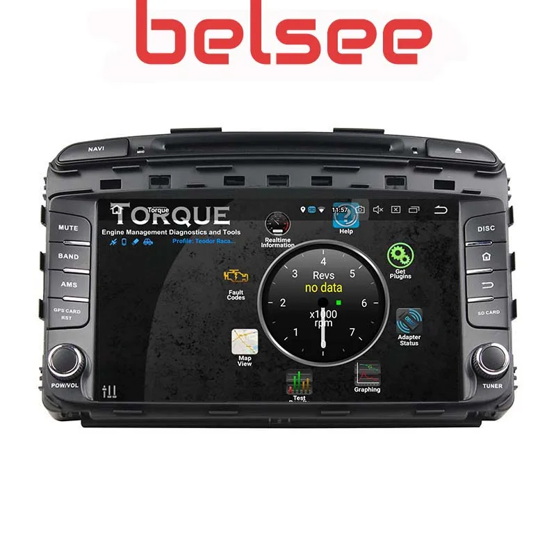 Belsee аксессуары для Kia Sorento Android 9,0 головное устройство Восьмиядерный ОЗУ 4 Гб+ 64 ГБ Радио DVD плеер gps навигация