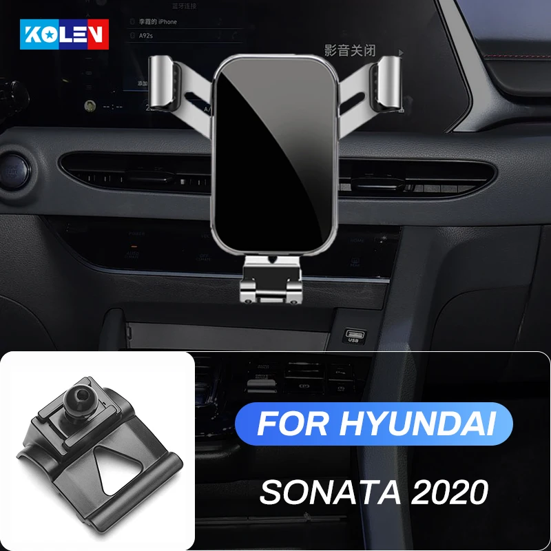 

Car Mobile Phone Holder For Hyundai Sonata 2020 Auto Gravity Stand Air Vent Clip Special Mount Navigation Bracket Accessories