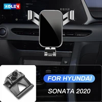car mobile phone holder for hyundai sonata 2020 auto gravity stand air vent clip special mount navigation bracket accessories