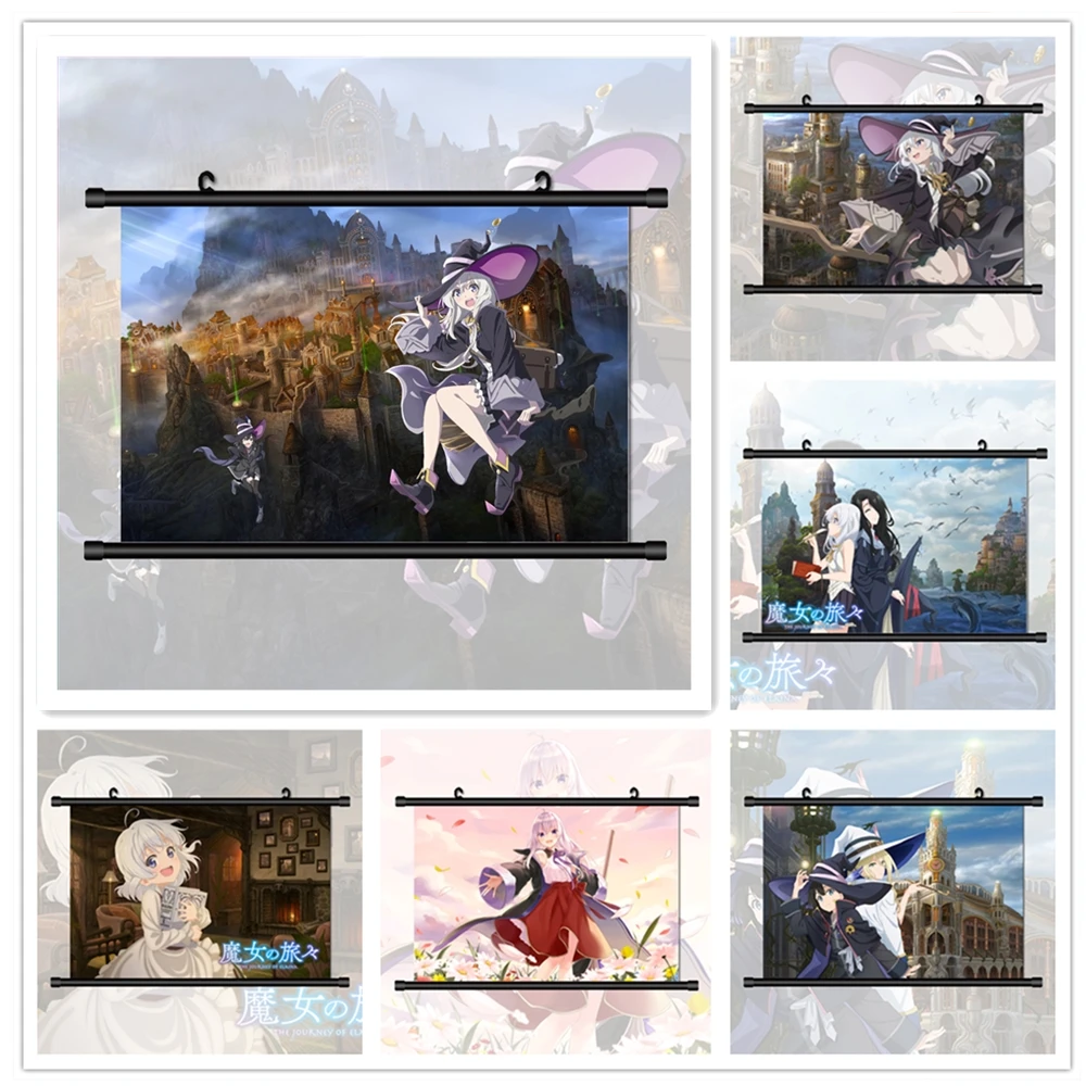 

Wandering Witch The Journey of Elaina Anime Manga HD Print Wall Poster Scroll