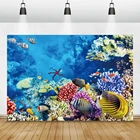 Laeacco морские подводные коралловые рыбки детские фоны для фотосъемки на день рождения фоны для фотографий для фотостудии