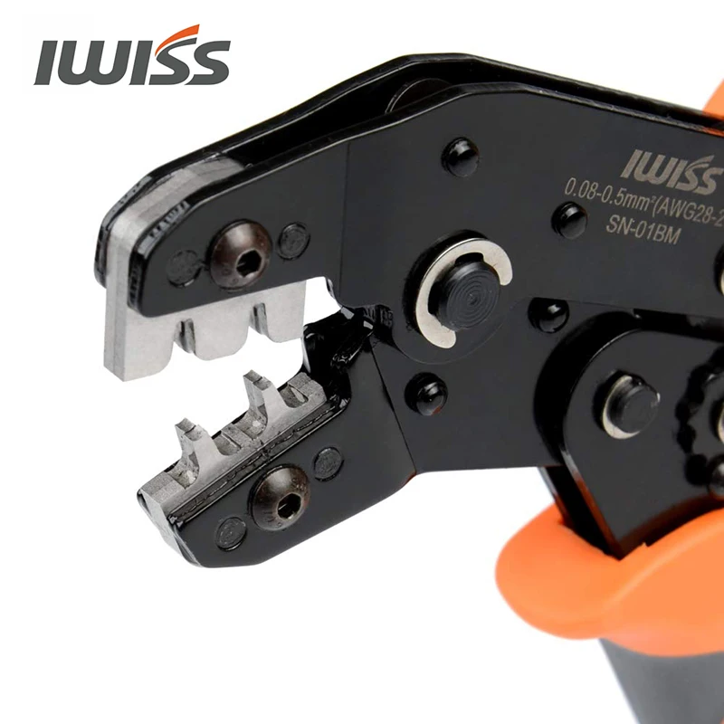 Обжимные инструменты IWISS работают на мини-разъемах XH2.0mm XH2.54mm XH3.96mm Клеммы D-Sub Dupont JST