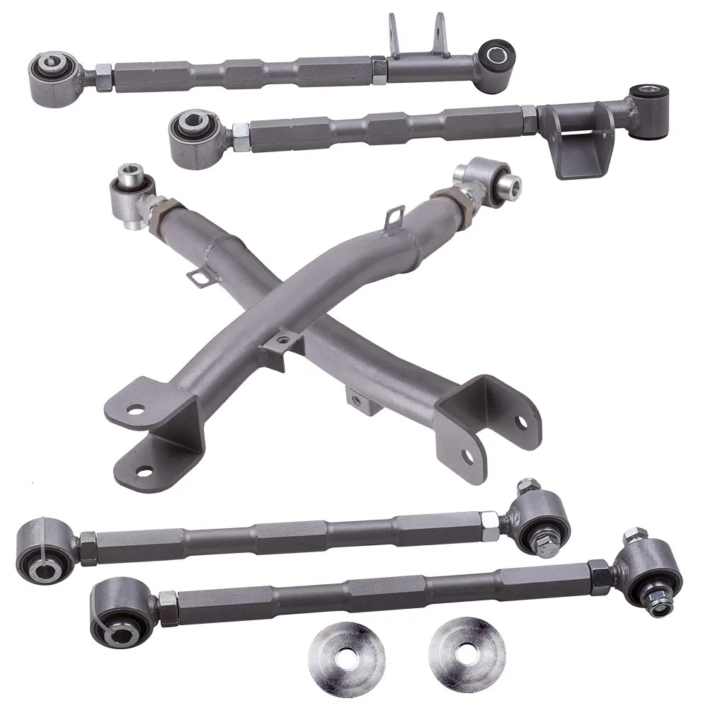 

6 Pieces Rear Lateral Link + Trailing Arm for Subaru Impreza WRX STi GC8 GDA