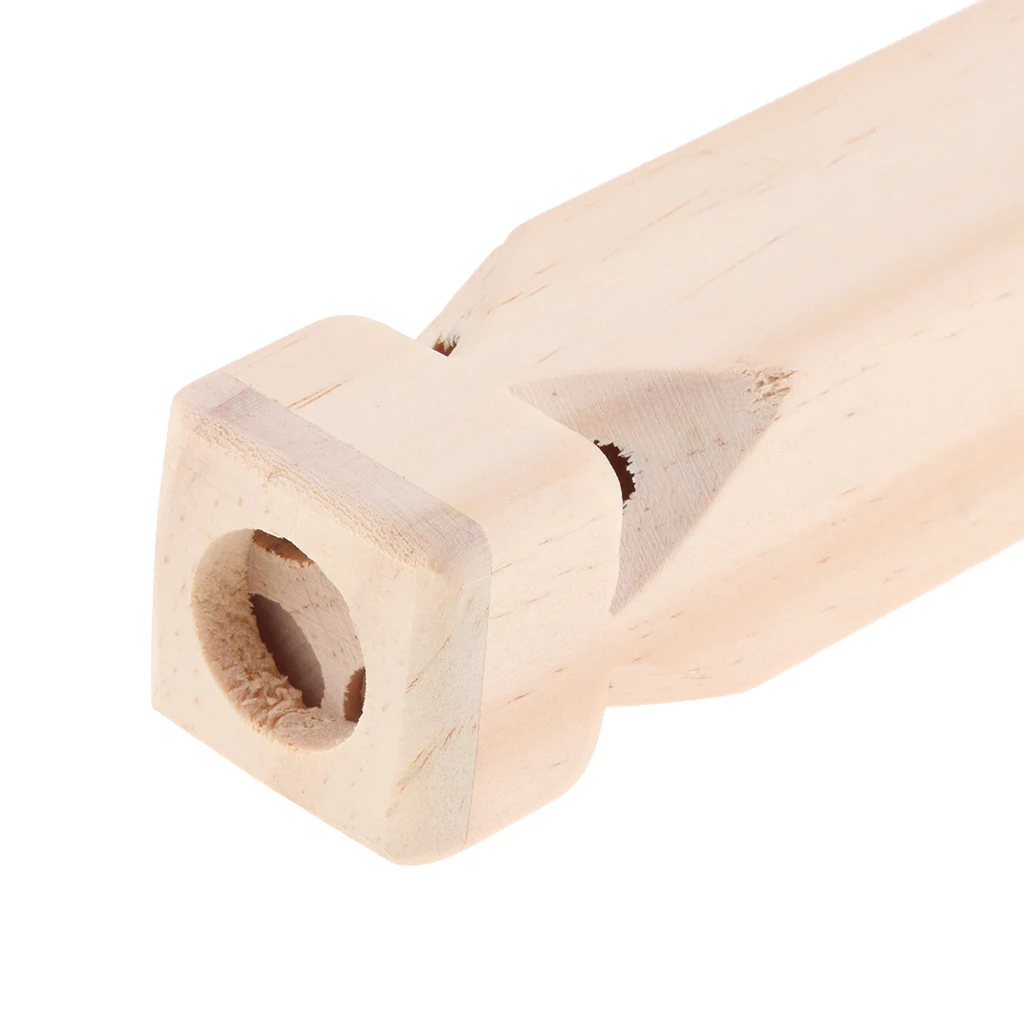 

Traditional Handmade Musical Instruments Wooden Whistle Flute Kids Listening Early Musical Training Toy for Party Supplies