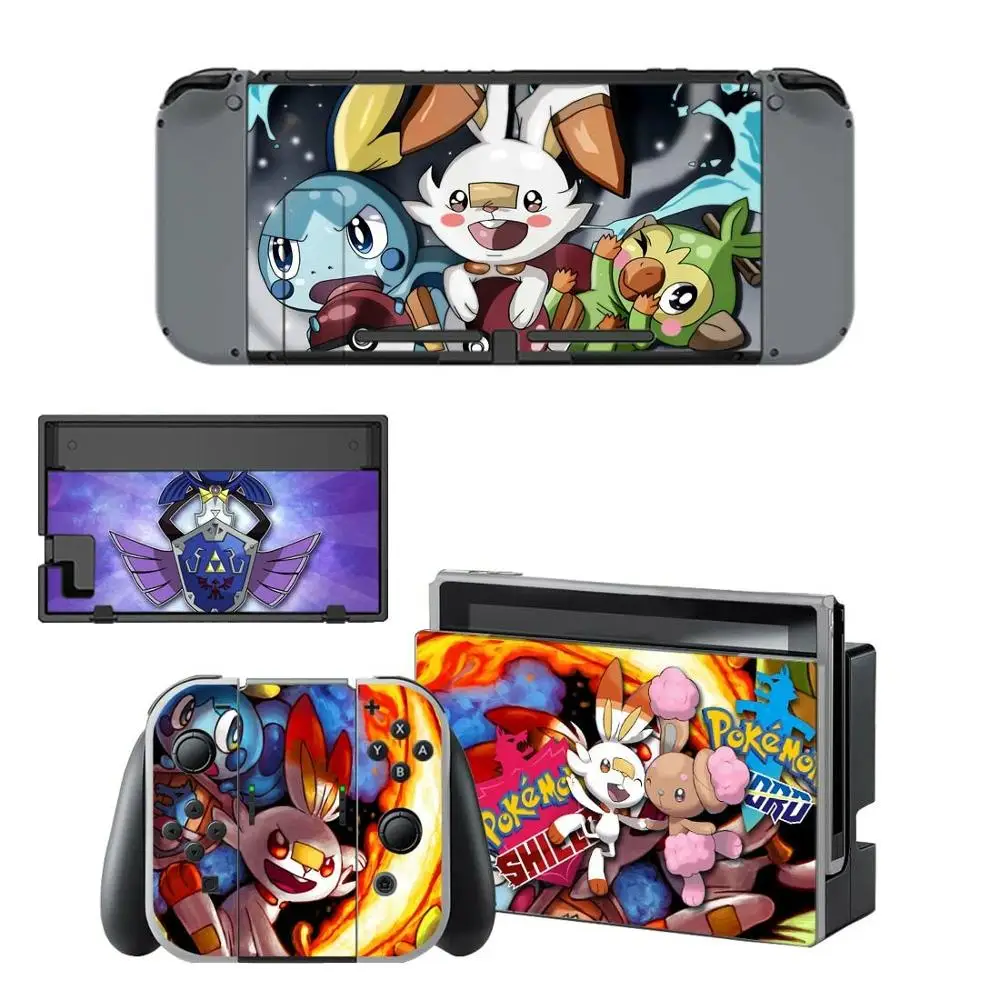 Виниловая наклейка на переключатель для nintendo Switch Pokemon наклейки консоли switch Joy Con
