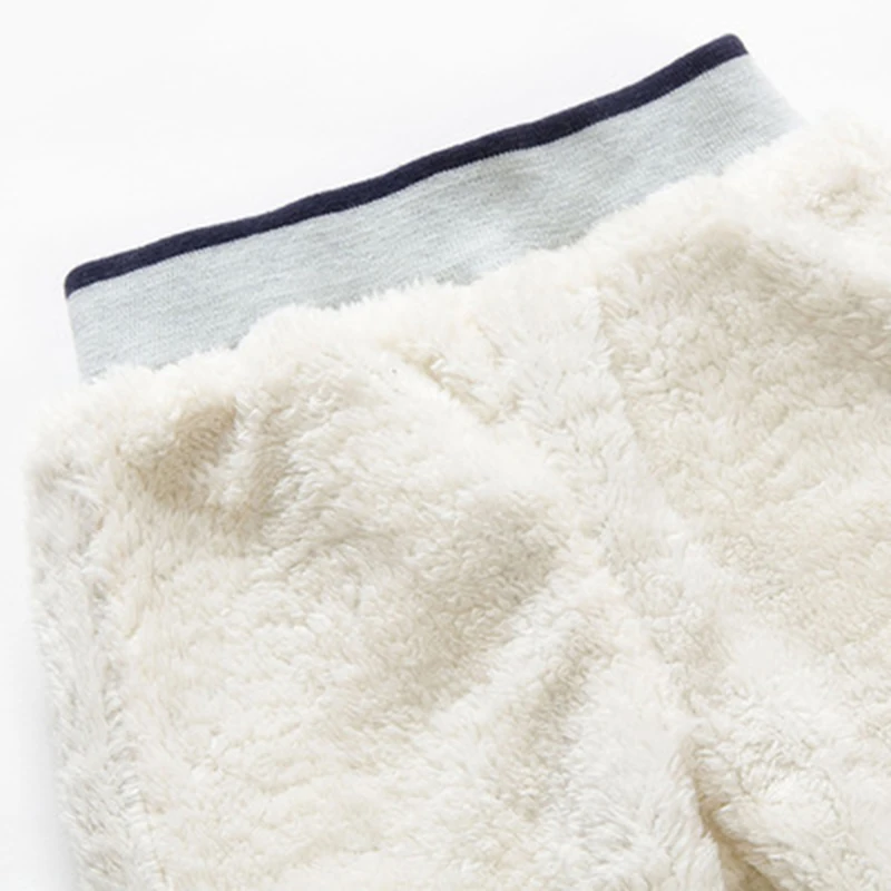 От 2 до 7 лет детские зимние штаны с шерстяной подкладкой джинсовые брюки для