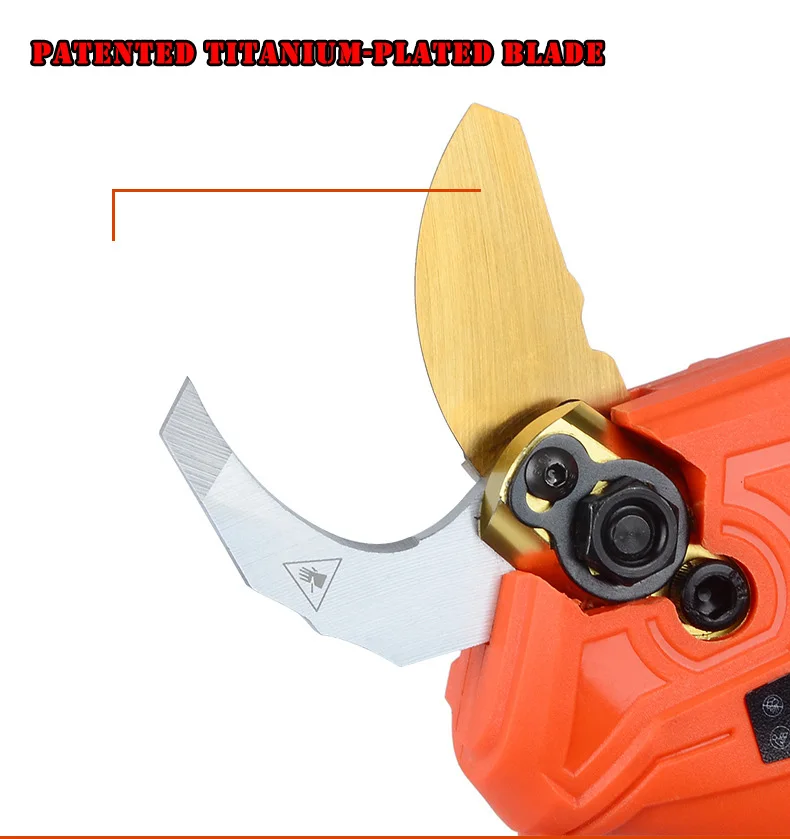21V 16.8V Cordless Pruner Lithium-ion Pruning Shear Efficient scissors Bonsai Electric Tree Branches garden tools S-6 28mm 32mm |